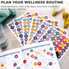 Clever Fox Planner Fitness Stickers Set - Monthly, Weekly & Daily Planner Stickers 16 Sheets Set of 841+ Unique Stickers (Fitness & Nutrition)