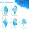 20Pcs Pop Keychain Fidget Toys Pop Ice Cream Fidget Toys Relieve Anxiety Stress Hand Office Desk Toys for Kids Adults