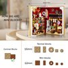 INSOON Magic Booknook Building Set with LED Light, 3.6mm Mini DIY Bookend Building Kit for Bookshelf & Home Decor, 1015 PCS Miniature Book Nook Building Block Model for Kids Adults Boys Girls Age 8+