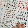 30 Sheets Christmas Nail Stickers for Nail Art Snowflake Snowman Nail Stickers Santa Elk Tree Xmas Nail Design Stickers 3D Self-Adhesive Nail Decals Winter Holiday Nail Art Decorations Accessories