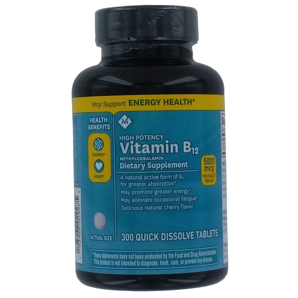 Members Mark Sublingual Vitamin B12 5000mcg (300 Count)