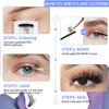 Fluffy Lash Cluster Eyelash Extensions 14-25mm Thick Lash Clusters 60D+80D D Curl Wispy Individual Lashes 280pcs False Eyelashes DIY Plant Fibers Lash Extension, by Yaiseiko