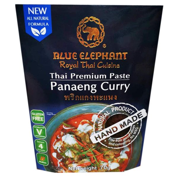 Blue Elephant brand Royal Thai Cuisine PANAENG CURRY PASTE Wt. 70 g. // BENJAWAN shop