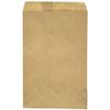100 Pack Brown Kraft Paper Bags, 5" x 7.5" Inches, Good for Candy, Cookies, Doughnut, Crafts, Party Favor, Sandwich, Jewelry, Retail Shops, Merchandise- by RJ Displays