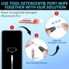 iPhone Cleaning Kit for Charging Port Cleaner, Multi-Tool iPhone Cleaner Repair Lightning Cables, Phone Cleaning Kit for iPhone, iPad, Connectors, Speakers, Airpod Cleaner Kit with a Storage Case