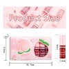 7 Colors Lip Stain Set, Watery Lip Tint Stain Mini Liquid Matte Lipstick, Multi-use Lip Cheek Tint, Moisturizing Plump Lip Gloss, Lightweight Non-Sticky, Long Lasting Vivid Lip Tint Makeup (Peach)