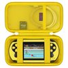Elonbo Carrying Case Compatible with TaddToy 16 Bit Handheld Game Console for Kids Adults, Classic Retro Video Games Travel Storage Cover Bag, Portable Electronic Game Player Organizer Holder, Yellow