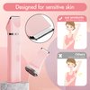 AIBRIT PRO Electric Bikini Trimmer for Women - 2 in 1 Electric Lady Clipper Pubic Hair Groomer Painless Hair Removal Razor Body Shaver, Portable Ladies Shaver with 2 Trimmer Heads, IPX7 Waterproof