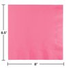 Creative Converting Touch of Color Ply Paper Dinner Napkins, 25 Count, Candy Pink