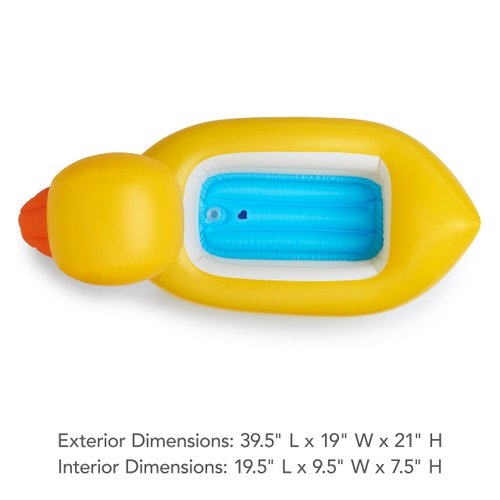 Munchkin® Duck™ Inflatable Baby Bathtub with White Hot® Heat Alert