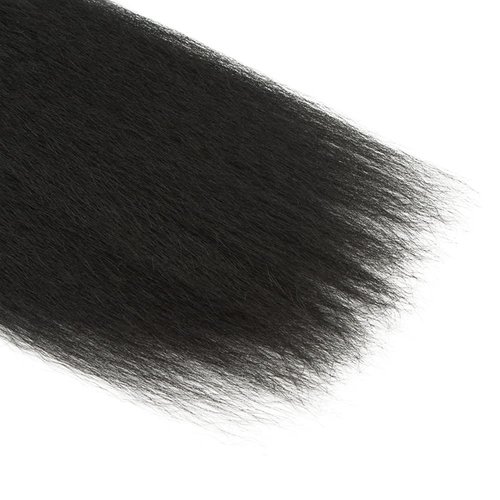 Kinky Straight Human Hair Bundles 22 24 26 Inch 8A Peruvian Virgin Remy Hair 3 Bundles Natural Black Color Yaki Straight Bundles Human Hair Extensions 300g