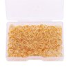 BEADIA 18K Gold Plated Jump Rings Non Tarnish 7mm 300pcs for Jewelry Making Findings