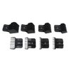Set of 8 Replacement Guards, Clipper Combs Cutting 1/32" 1/8" 1/4" 3/8" 5/8" 7/8" 1" 11/4", by BLUE ELF for FX726 LoPROFX Trimmers