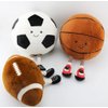 XIYUAN 13 inch Stuffed Sports Balls Toy Creative Football Doll Fun Cute Plush Doll Toy Plush Stuffed Spherical Soft Toys Sports Throw Pillow CushionKids Gift(Rugby)