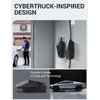 BASENOR Tesla Charging Holder Wall Mount Charger Cable Organizer Cybertruck Mobile Charger Connector with Chassis Bracket Model 3 Model Y Model S Model X Accessories 2012-2024