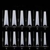 Coffin Nail Tips,Acrylic Nail Tips, French Coffin Ballerina Nail Tips, Clear Ballerina Nail Tips,YIMART 240pcs/box XXL Extra Long French Nail Tips for Nails Salon and Home DIY(Natural With Box)