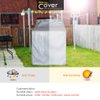 Washing Machine Cover for Top Load Machine,Washers/Dryers Cover With Zipper Thickened Fabric (W31in D31in H41in)