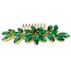 BETITETO Bridal Crystal Hair Piece Rhinestone Wedding Small Hair Comb Accessories for Women Girls (Emerald Green)