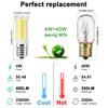 VITUNOV E17 LED Bulb Dimmable, Microwave Light Bulbs Under Hood, 40W Incandescent Replacement, 6000K Daylight White, 120V 4W 400LM Appliance Bulbs for Stove Top, Refrigerator, Range Hood, 2 Pack