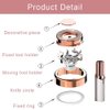 Facial Hair Remover Replacement Heads, for Flawless Women Lip Soft Touch, Chin, and Cheeks Cleaning as Seen on TV 18K Gold-Plated Rose Gold 4 Count