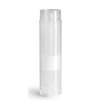 Lip Balm Containers Round Tubes,0.15 oz Made in USA, 100% BPA Free, with Clear Caps For Lipstick, homemade Lip Balms.clear (12 pack)