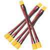 3Pcs HIRCQOO XT30 Plug 16AWG Soft Silicone Parallel 7.09" Y Splitter Harness Cable Adapter 1Female to 2 Male for RC Car Truck Boat Quadcopter Airplanes Lipo Battery