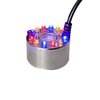 Halloween Mist Maker,Halloween Lights fog Machine Ultrasonic Mist Water Pond Fogger 12 LED Red Yellow and Blue Light Flashes for Halloween Party Decorations and Rockery Fishtank Vase Birdbath Deco