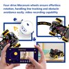 ACEBOTT Smart Robot Camera Car Kit, 4WD Remote Control Car Compatible with Arduino IDE, Electronic Programming Project/STEM Education/Science Coding Kit for 12+ Teens & Adults Unique Gifts