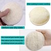 Natural Loofah Pads, Face Exfoliator Pad Scrubber Handheld Luffa Pad Sponges Suitable for Bathing, Showering, spa Facial Cleansing Available for Men and Women (2pcs)
