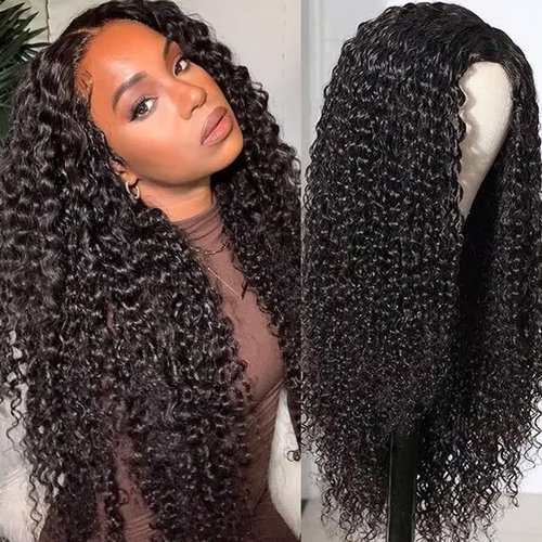 Lace Frontal Wigs Human Hair Pre Plucked HD Water Wave Lace Front Wigs Human Hair 13x4 Wet and Wavy Human Hair Wigs for Black Women Brazilian Curly Lace Front Wig Human Hair 20 Inch