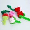 Stuffed Dog Toy Squeak Plush Rose Flower Puppies Teething Toy Interactive Chew Toy for Dogs Improves Pet Healthy plush rose flower dog toy squeak cute chew toy for chewers multifunctional dog chewing