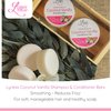 Lyness Coconut Vanilla Shampoo & Conditioner Bar Set | Travel Friendly | Plastic Free | SLS Free | Clean Ingredients