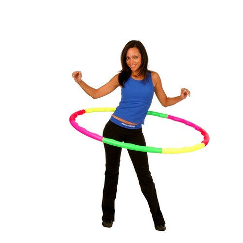 Exercise Hula Hoop: Wavy Hoop 1B - 1.0 lb Small, for Children use. Four neon Colors.