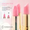 Forencos Tinted Lip Balm Hydrating 0.11 oz, Glow Pink Shade, Glossy High Pigmentation, Sheer and Smooth, Mositurizing, Natural Color (Pink Bouquet)