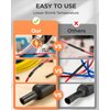Eventronic 400 Pcs Heat Shrink Tubing Kit-3:1 Ratio Adhesive Lined,Marine Grade Shrink Wrap - Industrial Heat-Shrink Tubing - Black