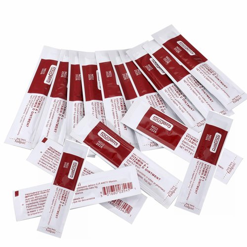 Tattoo Scar Repair Gel,30Pcs Vitamin A & D Anti Scar Repair Gel Aftercare Ointment,Aftercare Scar Repair Cream for Makeup Microblading