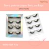 FQNing sparkle mink lashes with jewels, glamorous glitter rhinestone cat-eye eyelashes 4 pairs (Fancy Diamond)