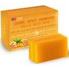 Ficod Kojic-Acid-Soap, 2Pack Turmeric Soap for Dark spots with Vitamin C, Vitamin E,Retinol, Collagen, Turmeric - Original,Olive Oil,Hyaluronic Acid for Reduces Dark Spots
