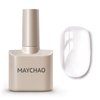 MAYCHAO 15ML Clear Builder Nail Gel 7 in 1 Clear Builder Strengthener Gel Nail Polish for Nail Extension, Hard Gel Builder Base Gel Rhinestone for Home Manicure, 0.5 OZ