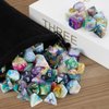 DND Dice Set,8X7 (56 Pieces) Polyhedral Dice Sets for Dungeons and Dragons DND RPG MTG Table Role Playing Games(Total 8 Velvet Dice Bags