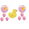IT'S A GIRL RUBBER DUCKY BABY SHOWER Balloons Decorations Supplies Duck