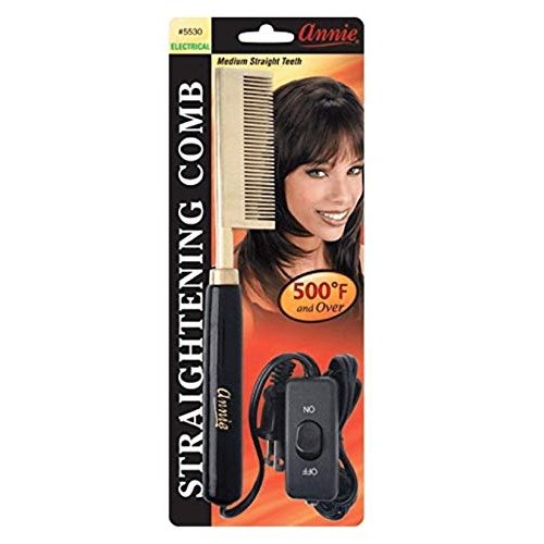 Hot and Hotter Electrical Straightening Hot Comb Medium Straight Teeth