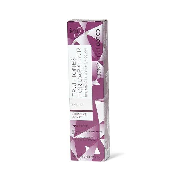 Ion True Tones for Dark Hair Permanent Crème Hair Color Violet Violet