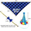 Dog Birthday Party Supplies, Dog Birthday Decorations Boy, Lets Pawty Balloons Banner, Dog Birthday Bandana, Dog Birthday Boy Hat Scarfs