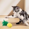 Andiker 2PCS Cat Chew Toys, Cute Pineapple Shape Soft Cat Plush Toys with Smooth Skin-Friendly Plush Fabric Containing Catnip Entertaining Interactive Cat Toy for Indoor Cats and Kitten