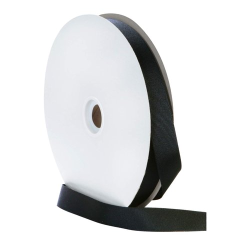 Berwick Offray 7/8" Grosgrain Ribbon, Black, 100 Yards