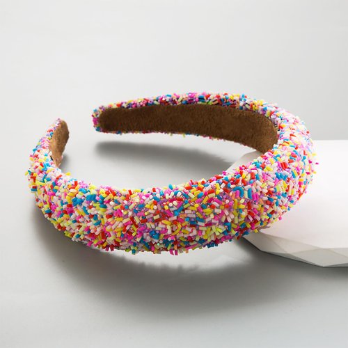 Ever Fairy Headbands for Women Padded for Women's Hair Donut Candy Hairbands Hair for Girls for Wedding Birthday Prom Pageant Party Christmas Halloween Hair Accessories