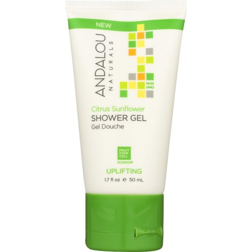 ANDALOU NATURALS Citrus Sunflower Uplifting Shower Gel, 50 ML