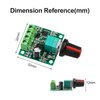 Exqutoo 2Pack PWM Speed Controller Adjustable Driver Switch Low Voltage DC Motor Speed Controller with Speed Control Knob 1.8v 3v 5v 6v 12v 2A 30W