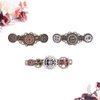 EXCEART 3pcs Steampunk Hair Clips Vintage Clock Gear Barrettes Gothic Steam Punk Cog Wheel Hairpins Hair Accessories for Women Cosplay Costume Party